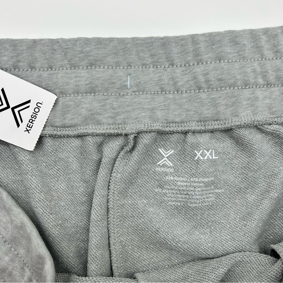 Xersion Women’s Gray High Rise Drawstring Waist Workout Shorts Size XXL - Picture 7 of 7